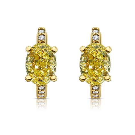 Yellow Diamond Earrings – Rare Colors