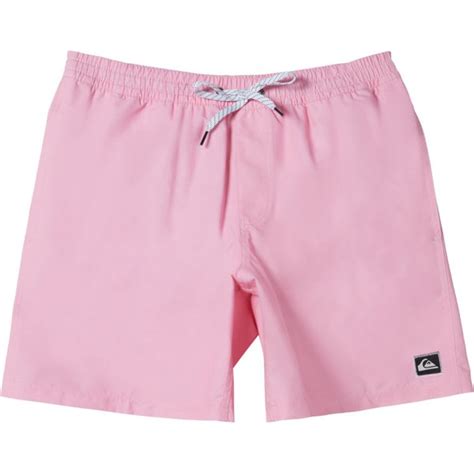 Spodenki kąpielowe męskie Solid Volley Quiksilver Prism Pink