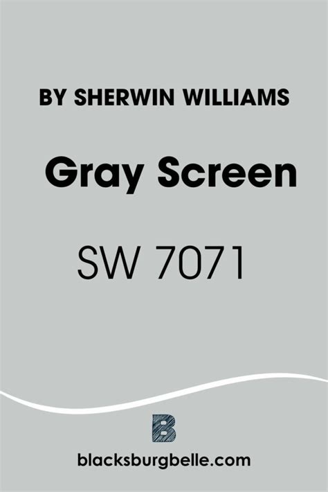 Sherwin Williams Gray Screen Sw Paint Color Review