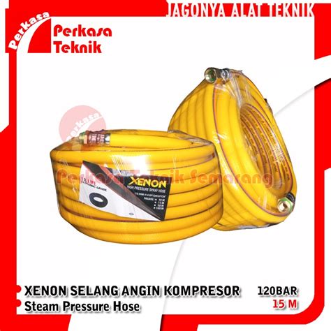 Jual Selang Angin Kompresor Xenon Bar Meter Steam Pressure Hose