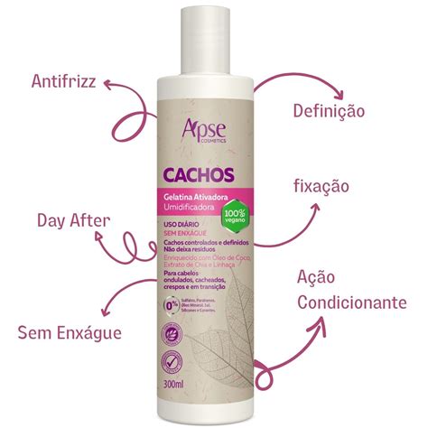 Kit Cachos Finalizadores Ativador Gelatina E Mousse Entrega Beleza