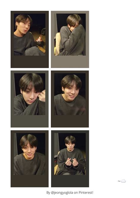 Polaroid Jungkook Em Tira De Filme Bts M Sicas Imagens Bts