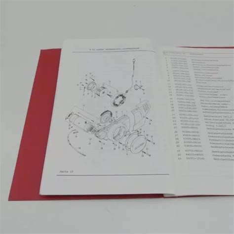 Original Honda Cb B Ersatzteilkatalog Ersatzteilliste Parts