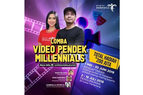 Ayo Ikut Lomba Video Pendek Millennials Berhadiah Rp200 Juta