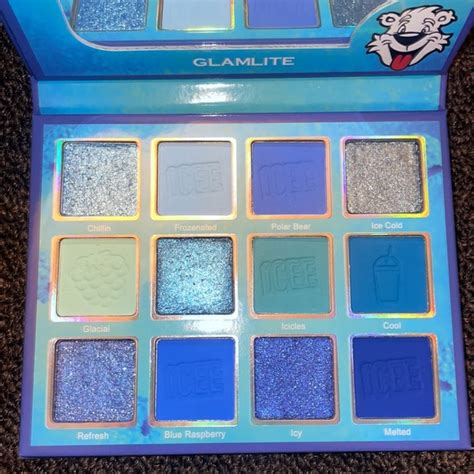 Glamlite Makeup Blue Raspberry Icee Palette Poshmark