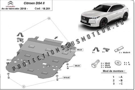 Cache Sous Moteur Citroen Ds