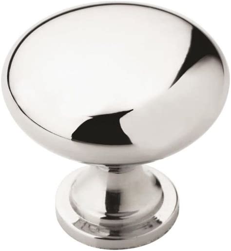 Amerock Bp5300526 Allison Value 1 1 4 32mm Dia Knob Polished Chrome Knobs Amazon Canada