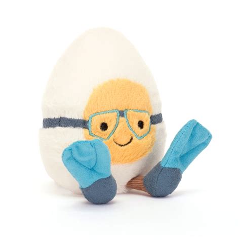 Buy Jellycat Amuseables Boiled Egg Scuba Maison White