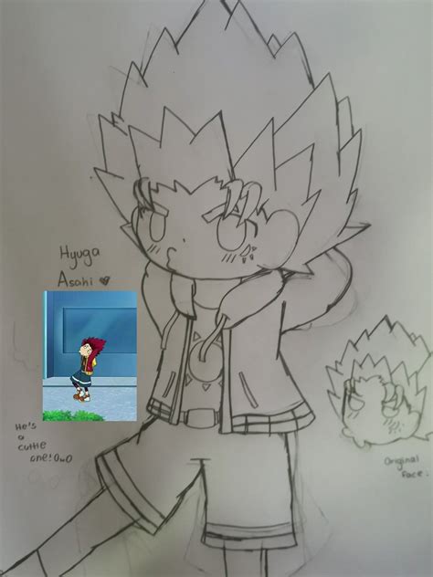 I draw Hyuga asahi ️from beyblade burst sparking ️ | Anime fanart ...