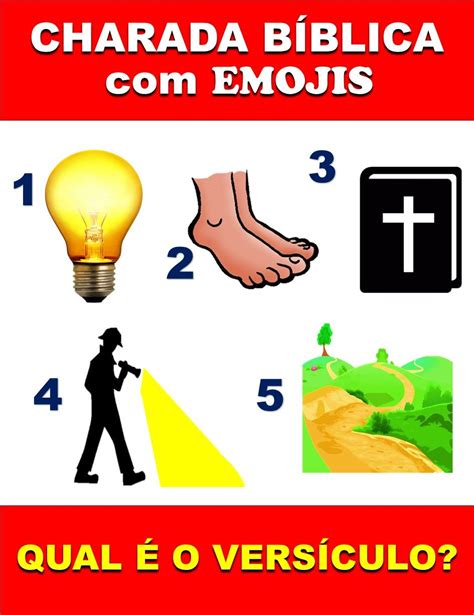 Charada B Blica Emojis Qual O Vers Culo Em Desafios