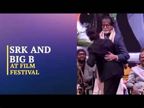 Viral Shah Rukh Khan Touches Amitabh Bachchan S Feet At Film Festival