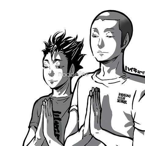 Haikyu Tananoya Praying Shirt By Noodelles Redbubble