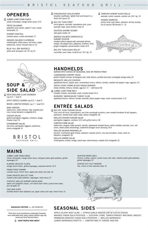 Menu Of Bristol Bar And Grill In Saint Louis Mo 63141