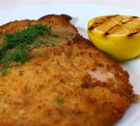 Pork Schnitzel With Lemon Dill Sauce Florida City Gas Flavors Pork Schnitzel Lemon Dill