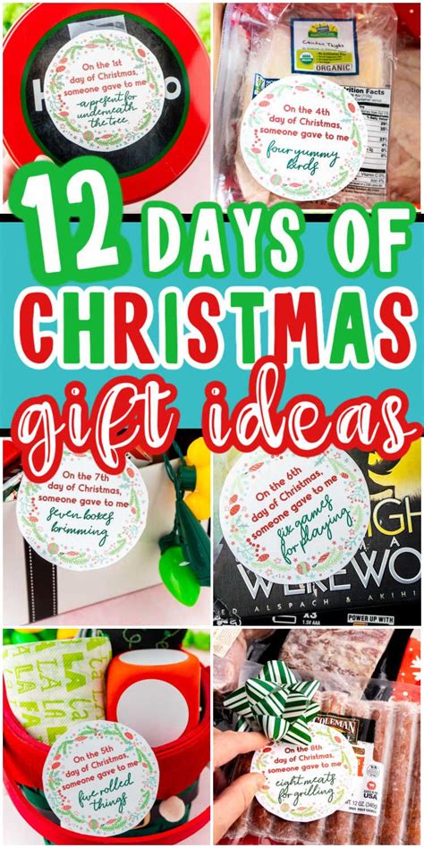 12 Days of Christmas Gifts & FREE Gift Tags | Neighbor christmas gifts, 12 days of christmas, 12 ...