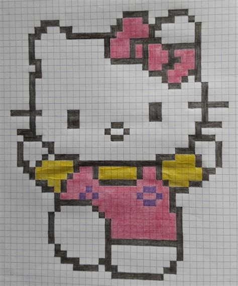 Hello Kitty Dibujitos Sencillos Dibujos Sencillos Dibujos En Cuadricula