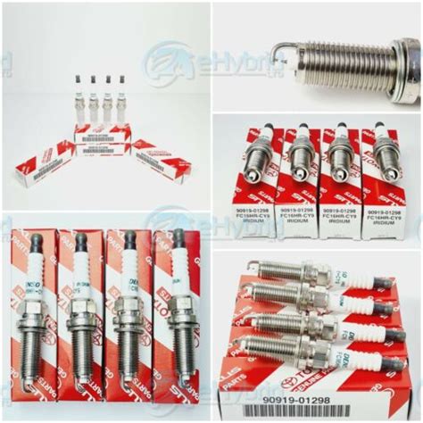 TOYOTA PRIUS PLUGIN IRIDIUM SPARK PLUGS TT DENSO FC16HR CY9 GENUINE