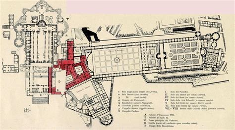 1 Plan of the Apostolic Palace around 1500. From: Ehrle, F ...