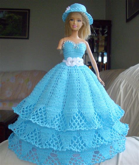 Thereza Crochet Vestido Para Barbie