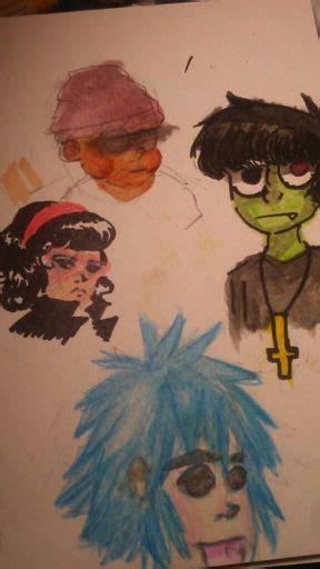 Gorillaz Sketch Color Dump Gorillaz Amino