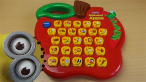 The Vtech Alphabet Apple Preschool Language Toy Youtube