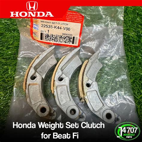 Honda Genuine Weight Clutch Lining Set For Honda Beat Fi K V