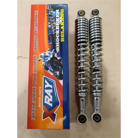 Jual Shock Skok Shockbreaker Belakang Silver Supra X Xx Fit Lama Mm