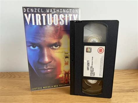 RARE VIRTUOSITY Big Box Ex Rental VHS Vintage 1995 Paramount