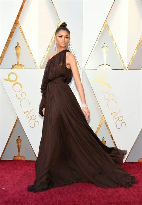 Zendaya Coleman Oscars 2018 Red Carpet • Celebmafia