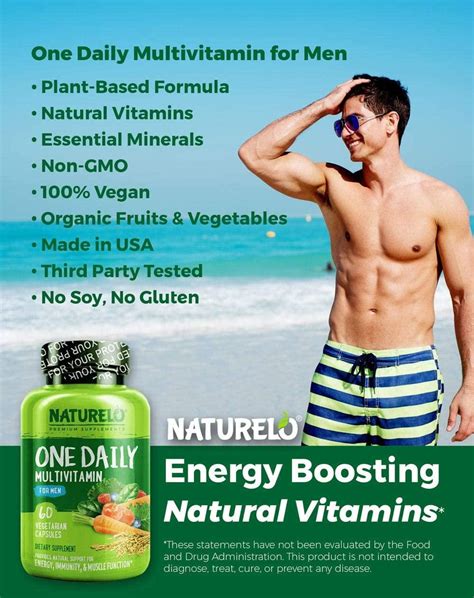 Naturelo One Daily Multivitamin For Men Under Capsules Best