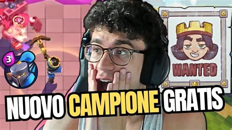 NUOVO CAMPIONE GRATIS CON ABILITÀ DA 3 ELISIR CLASH ROYALE ITA YouTube