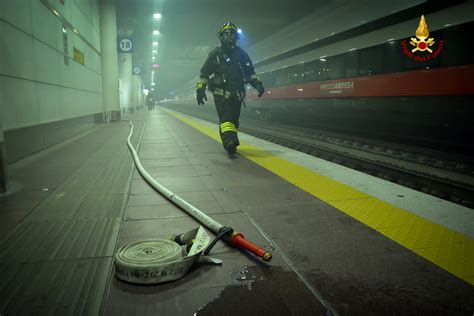 Incendio E Avaria Al Treno In Galleria L Esercitazione Dei Vigili Del