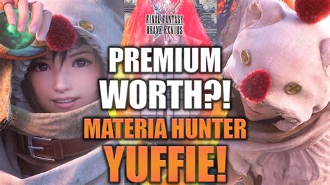 How To Use Materia Hunter Yuffie Final Fantasy Brave Exvius Unit