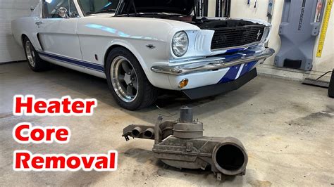 How To Remove The Heater Core On A Mustang Youtube