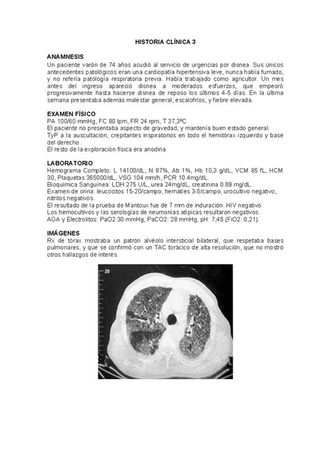Historia Cl Nica Hola Historia Cl Nica Anamnesis Un Paciente