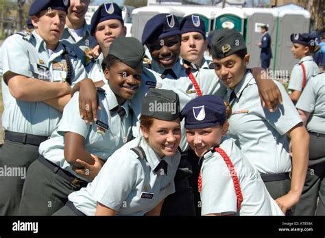 Junior Reserve Officer Training Corp Rotc In Strawberry Festival Parade