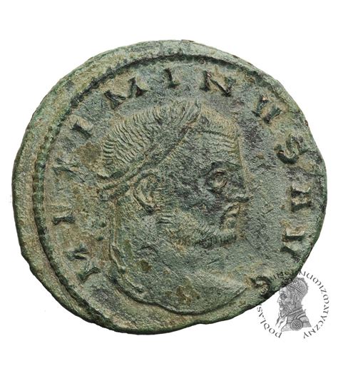 Roman Empire Maximinus II Daia 305 313 AD AE Follis Ca 310 311 AD