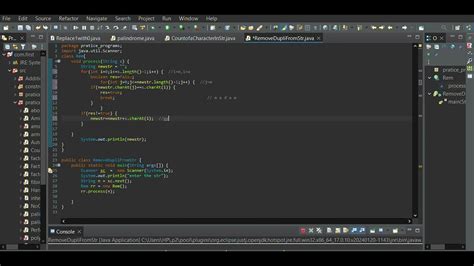 Java Program To Remove Duplicates From The String YouTube