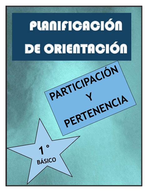 Actividades Orientaci N Participaci N Y Pertenecia B Sico Xppp