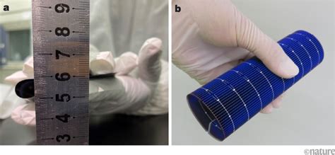 Flexible Solar Cells Made With Crystalline Silicon