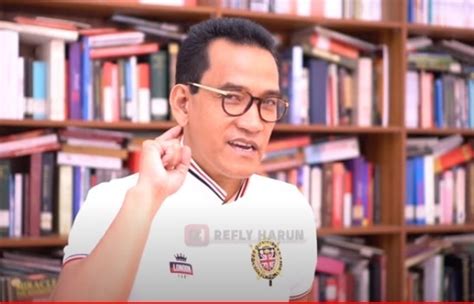 Soal Uu Cipta Kerja Refly Harun Hanya Iblis Yang Buat Aturan Seperti Ini