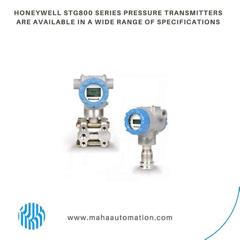 Honeywell Stg Series Pressure Transmitters Are Available In A Wide