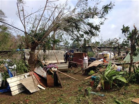 Aftermath Of Cyclone Pam In Vanuatu China Org Cn