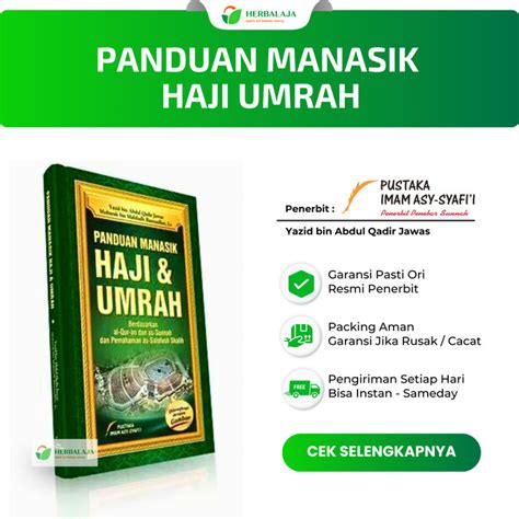 Jual Buku Panduan Manasik Haji And Umrah Umroh Sesuai Sunnah Ustadz Yazid