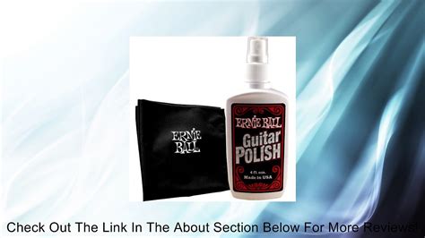 Ernie Ball 4222 Guitar Polish With Cloth Review Vídeo Dailymotion