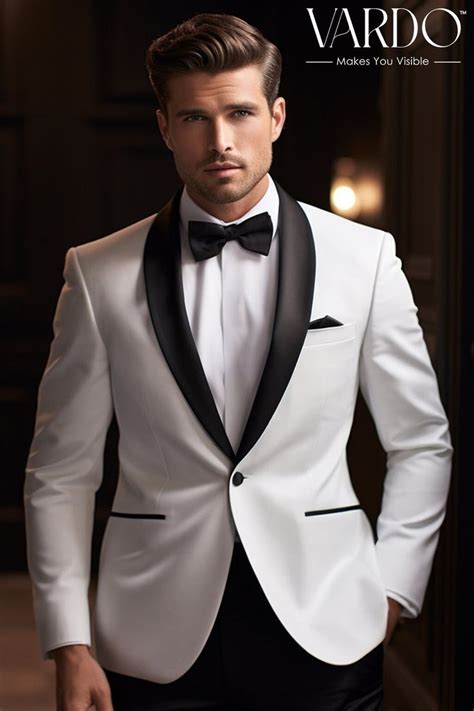 Classic Formal White Tuxedo Suit For Men Tailored Suit The Rising Sun