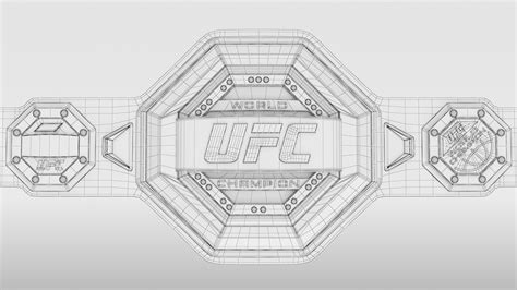 UFC Champion Belt 3D Model $119 - .max .fbx .obj - Free3D