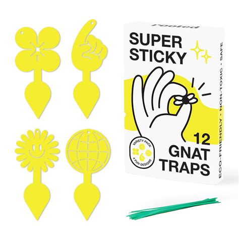 Rooted Super Sticky Gnat Traps