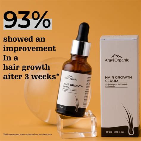 Buy Aravi Organic Hair Growth Serum With Redensyl Anagain