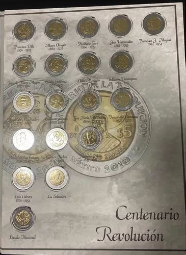 Lbum Monedas Pesos Conmemorativas Bicentenario Y Centena En Venta